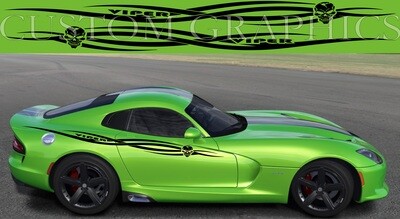 Stripe Decal Graphic stickers Kit Compatible with Viper