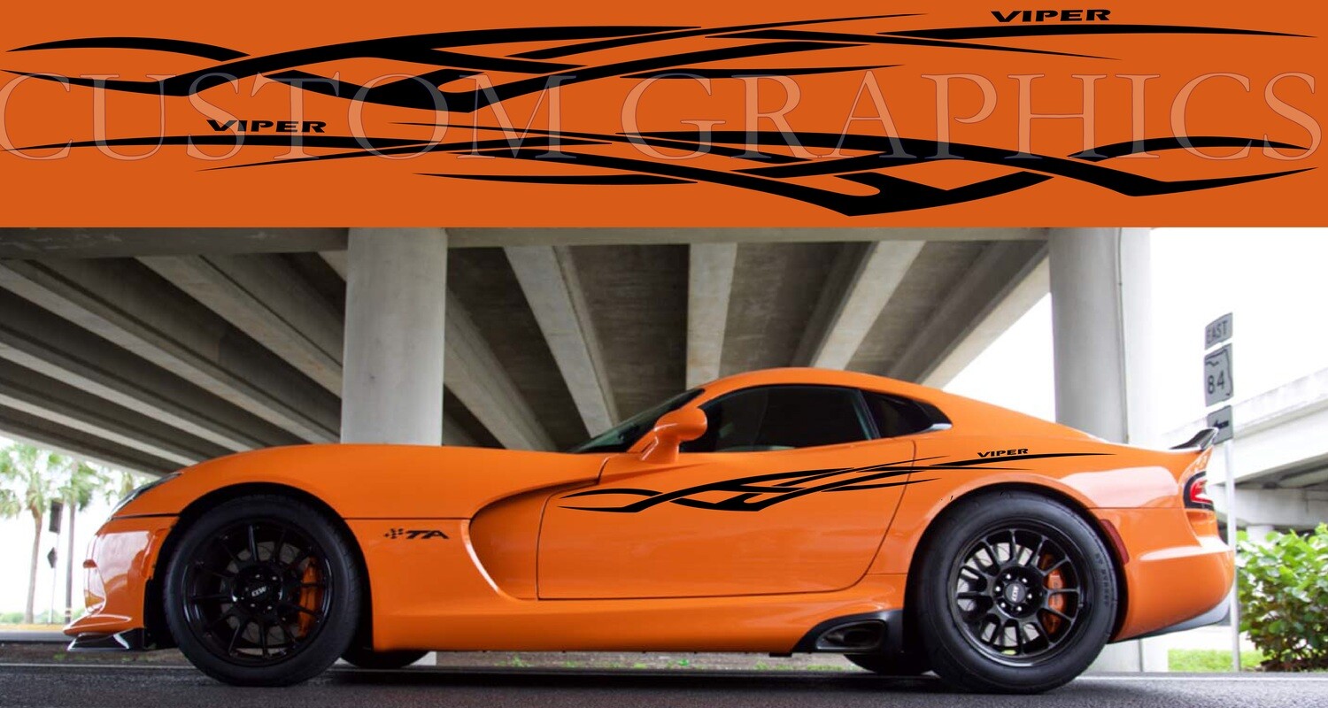 Car decals design Compatible with Viper