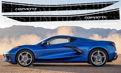 Custom Auto Vinyl Graphics Compatible with Corvette c8 Stingrey