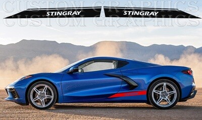 Upgrade Your Car&#39;s Look with Vinyl Stickers Compatible with Corvette c8 Stingrey
