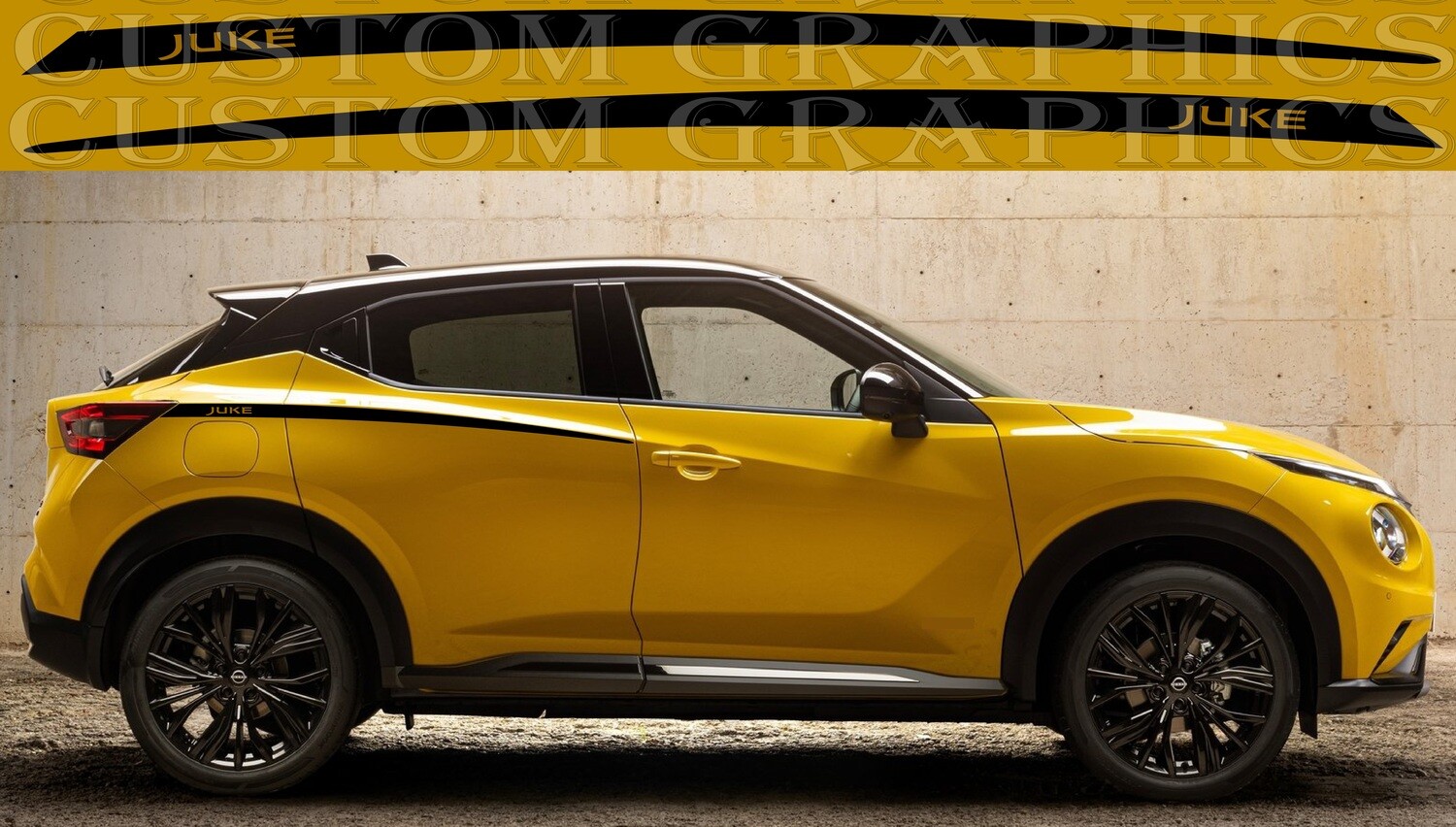 Set of Stickers Decal Stripe body kit Compatible with Nissan Juke N Sport 2024