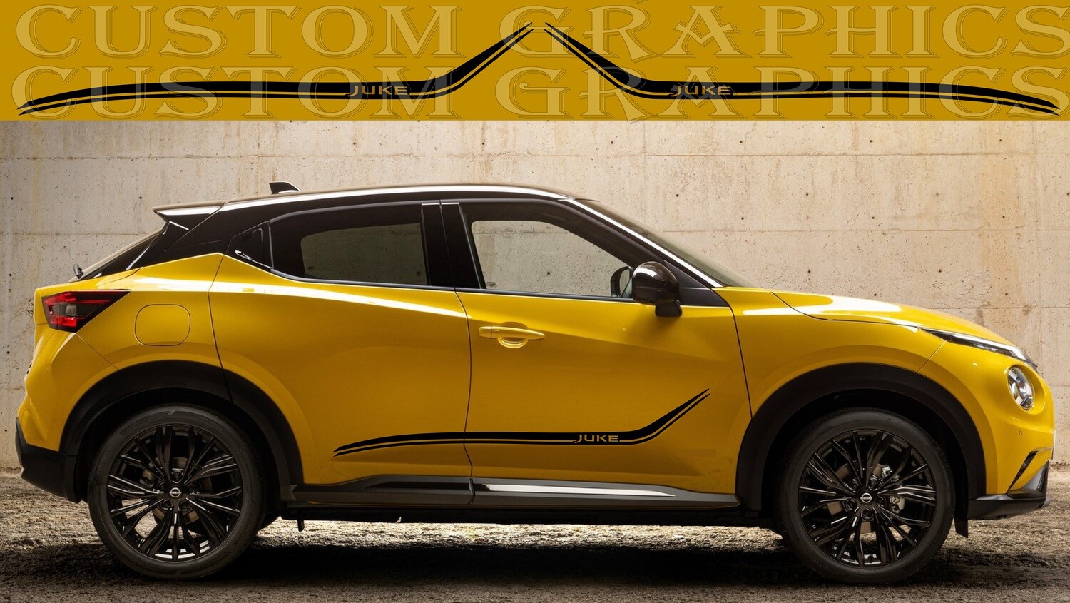 Side Door Stripe Custom kit Stickers Set Kit Compatible with Nissan Juke N Sport 2024