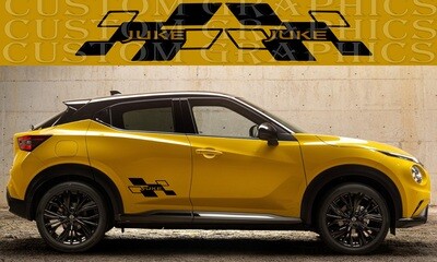 Side door vinyl decal sticker Compatible with Nissan Juke N Sport 2024