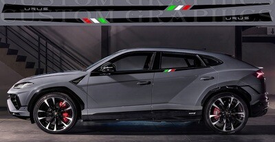 Sport Side door sticker racing design Compatible with Lamborghini Urus