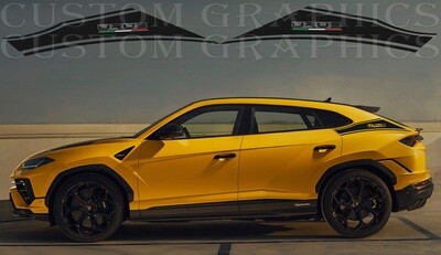 Stripe Decal Graphic stickers Kit Compatible with Lamborghini Urus