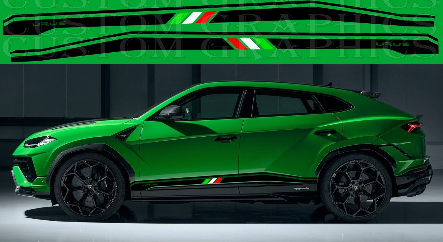 Vinyl Decal Custom Stickers Graphic kit Compatible with Lamborghini Urus