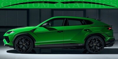 Side Door Stripe Custom kit Stickers Set Kit Compatible with Lamborghini Urus