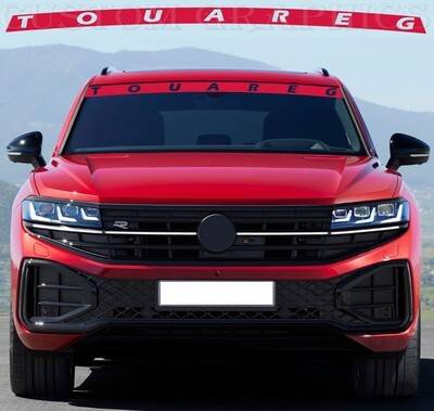Front Glass Decal Sticker Vinyl Compatible with Touareg 2024