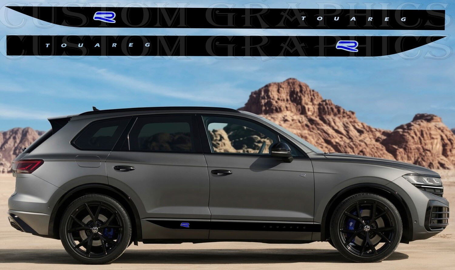 New decals side stripes Compatible with Touareg 2024