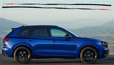 2x body decals side stripes Compatible with Touareg 2024