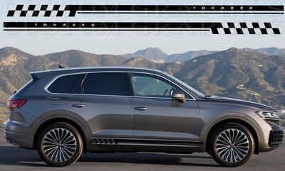 Side door vinyl decal sticker Compatible with Touareg 2024