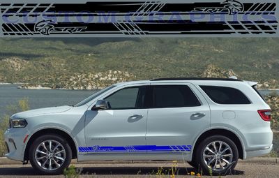 Side door vinyl decal sticker Compatible with Durango