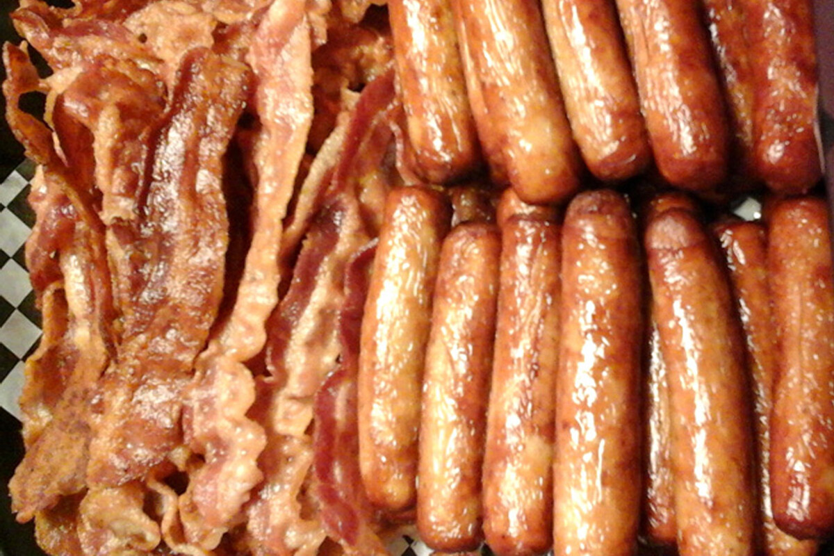 Half Bacon, Half Sausage Links