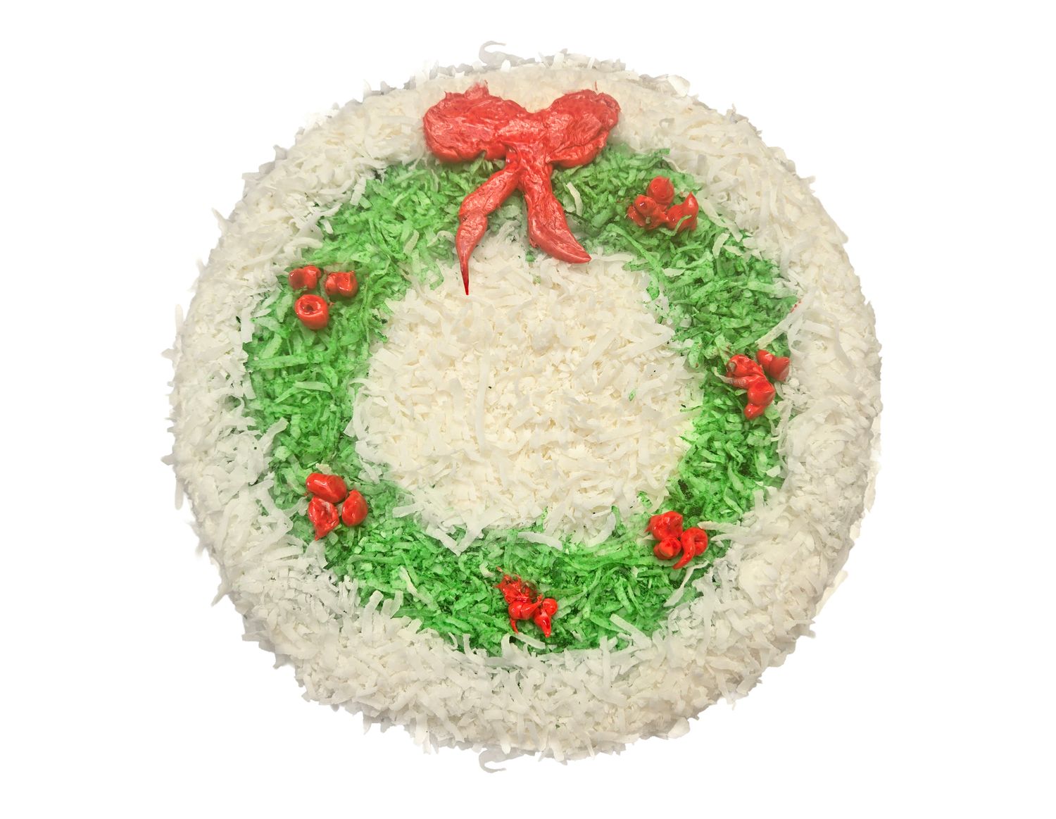 Christmas Themed Coconut Cake