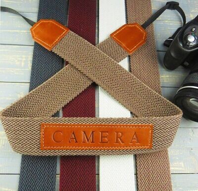 Personalised Tweed Camera Strap