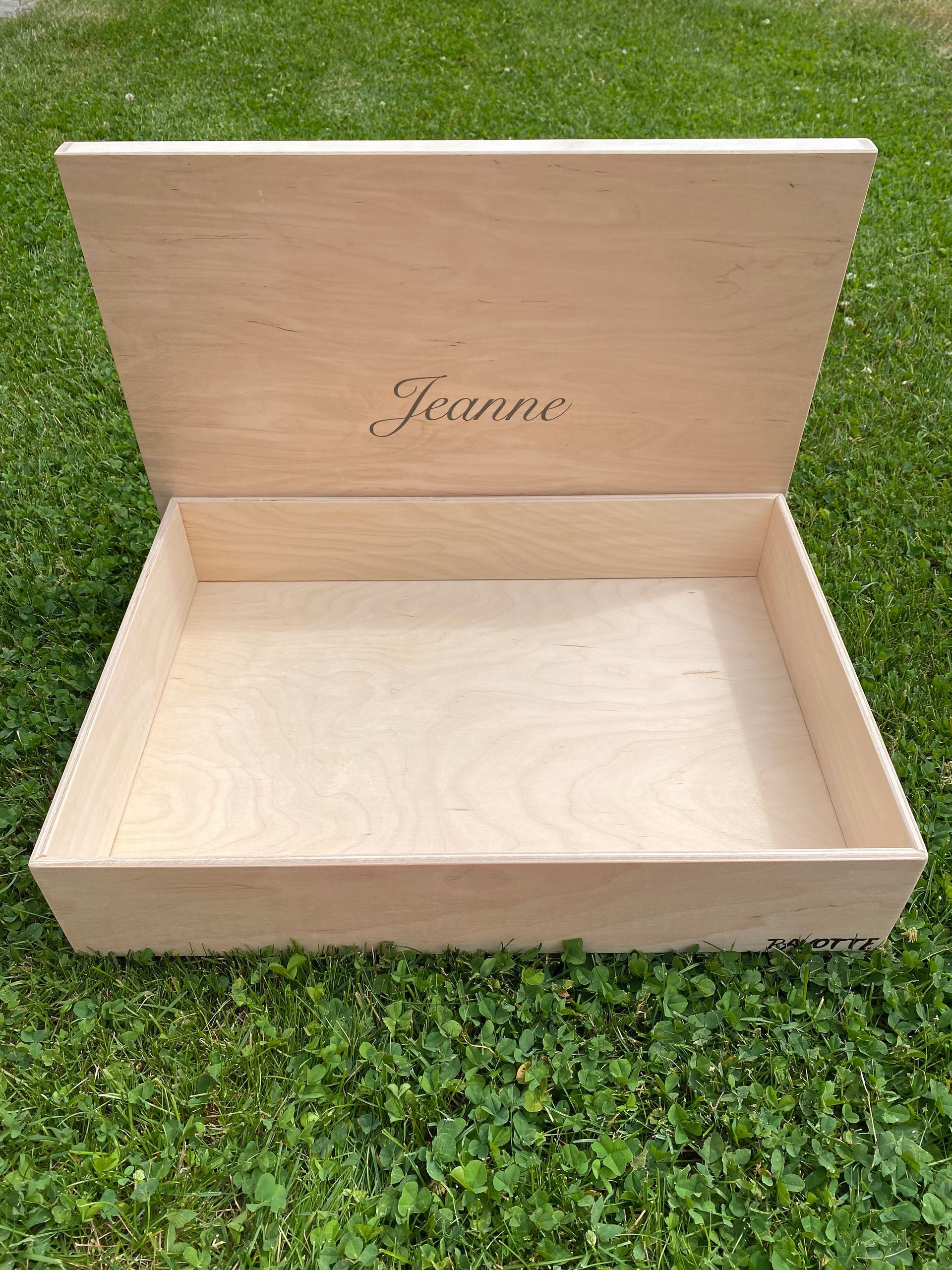 Houten Ravottedoos (gepersonaliseerd)