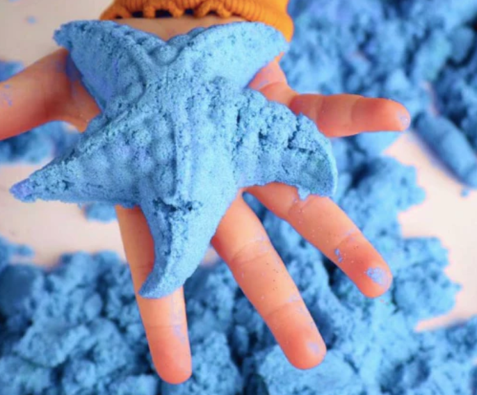 Dynamisch zand - blauw