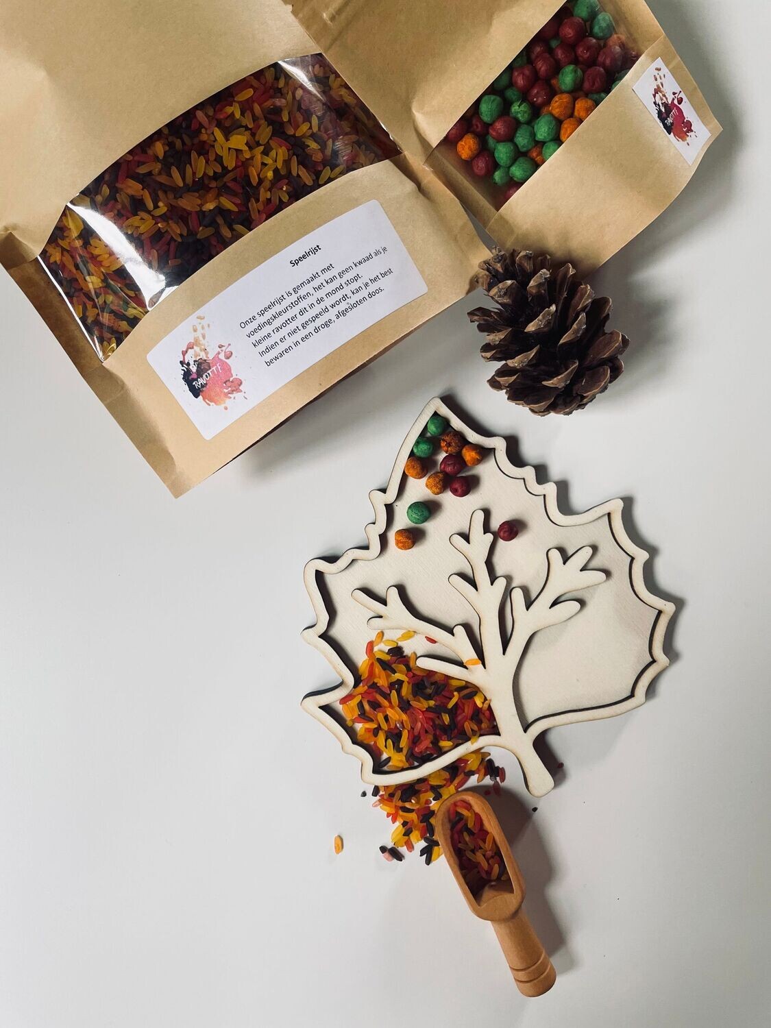 vulfiguur - herfstblad