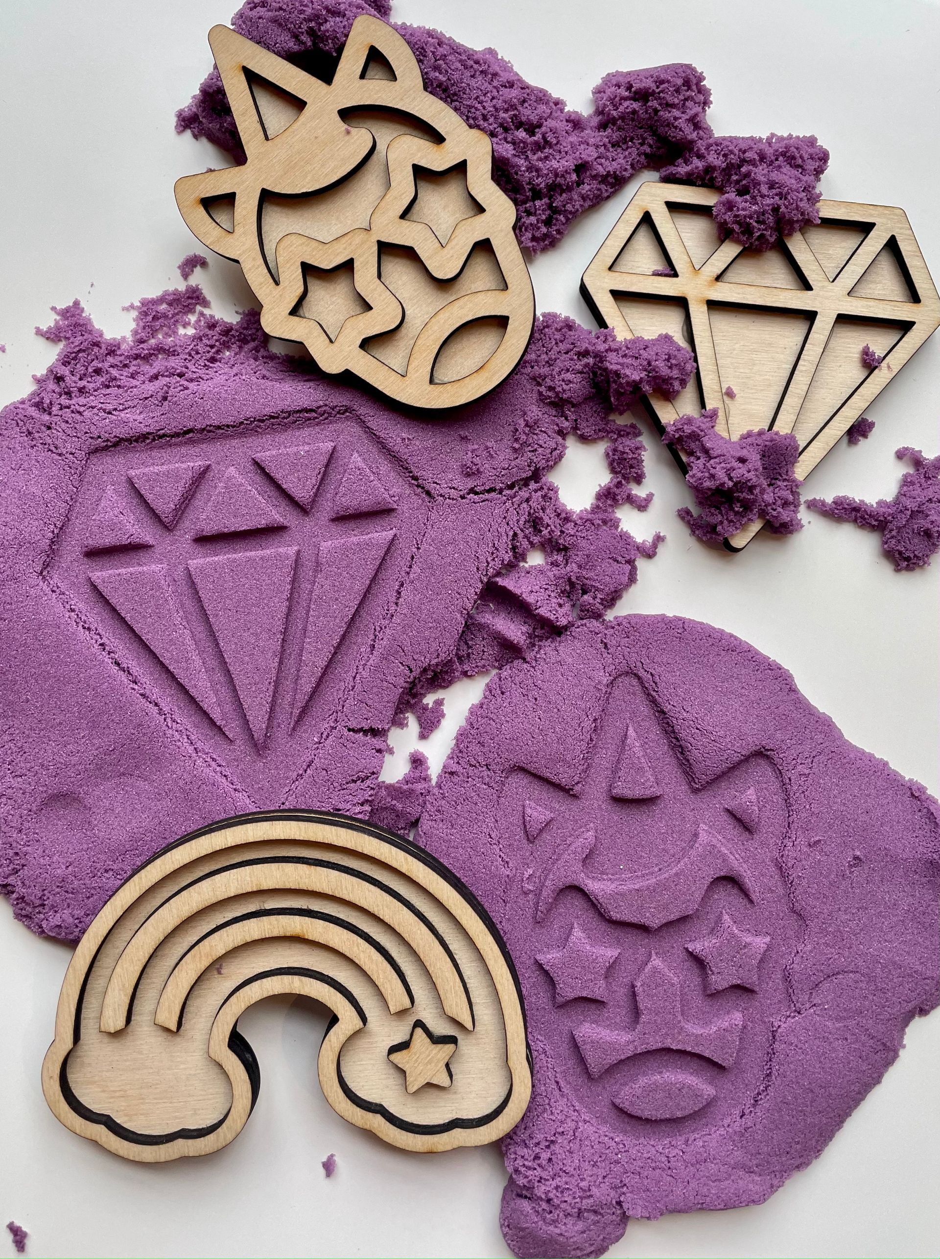 set mini vulfiguren - unicorn