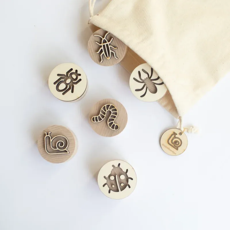 Stempelset - kriebeldiertjes