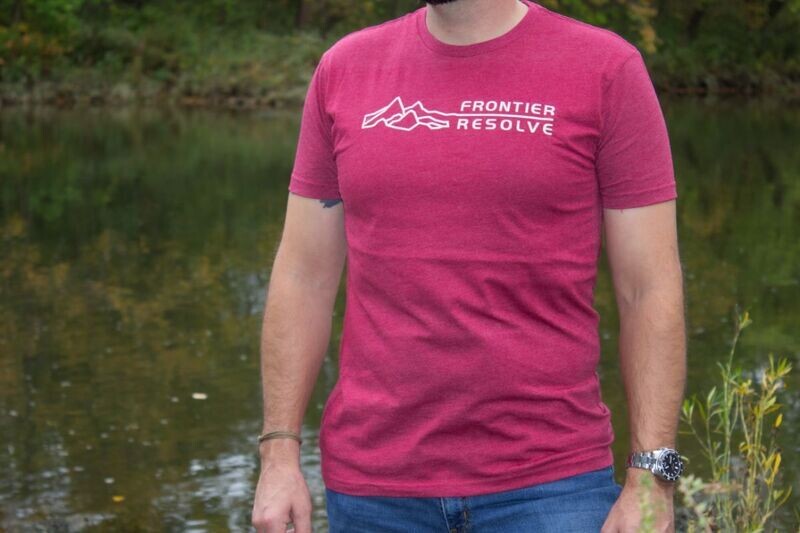 Frontier Resolve T-Shirt : Burgundy