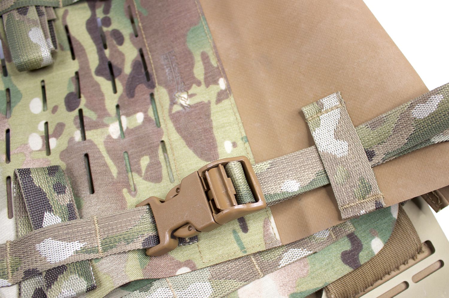 M*u様 EGOTRIPPING CARRIER LEATHERJACKET 4 Hydration + Load Capacity Zip-On Back Panel 74 for WTF Plate