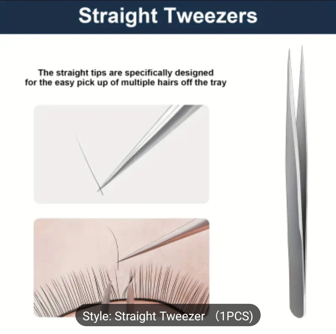 Straight Tweezer . Nhíp tách mi thẳng. NHÍP thẳng dùng để tách mi