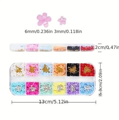 3D Flowers For Nails Design