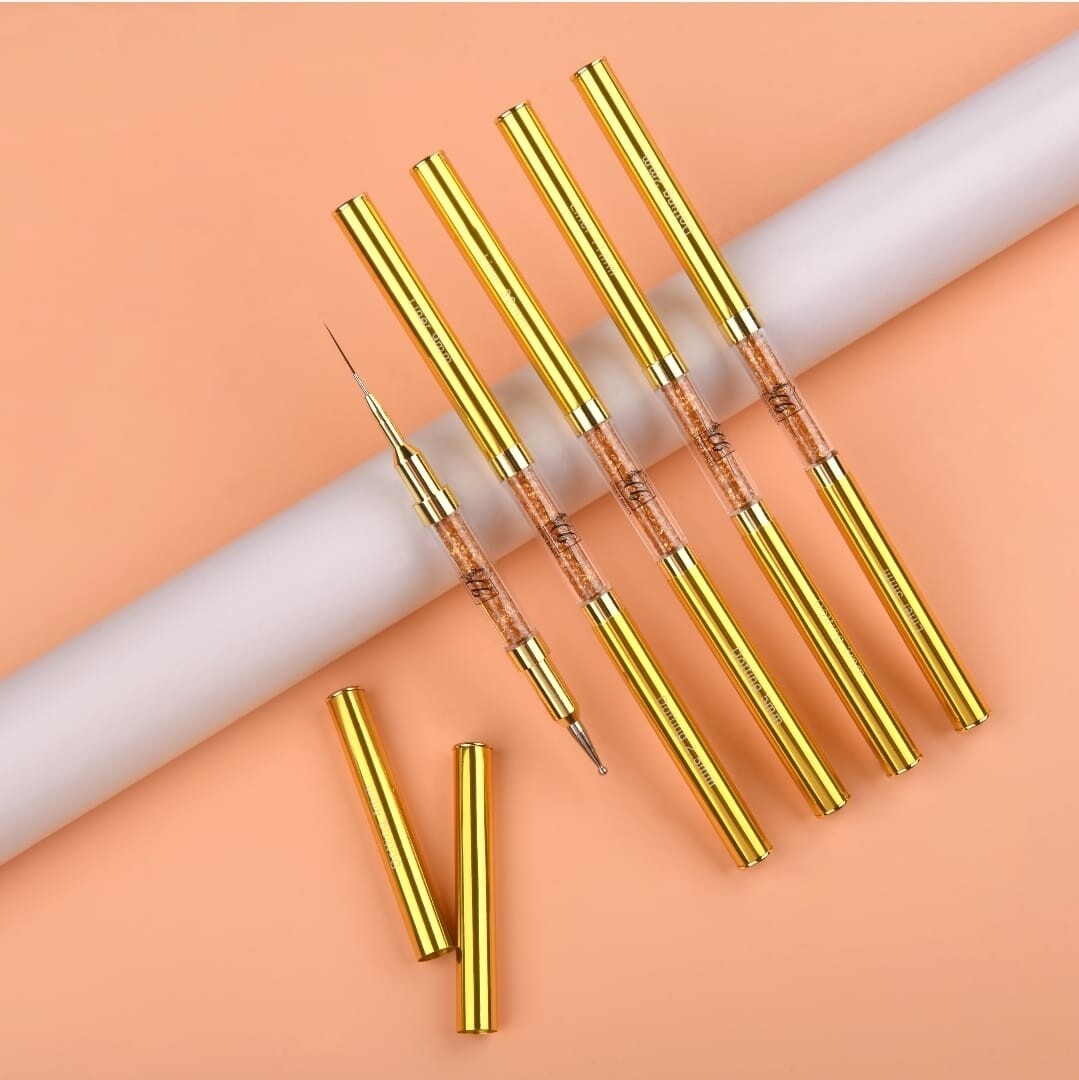 Set of 5 Liner Double Ends, 1 end liners, 1 end dotting tool