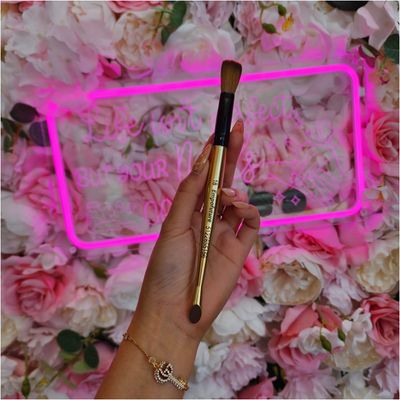 Gold Acrylic Nail Brush 100% Kolinsky (Size 16 &amp; Size 18) EmpoFuture