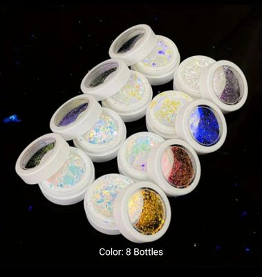 8 bottle high quality nails flake.