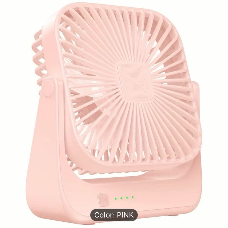 Mini Fan Pink & Black