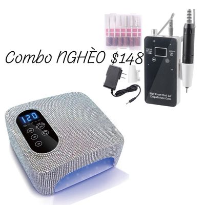 UV LED Light &amp; Black Drill Combo
