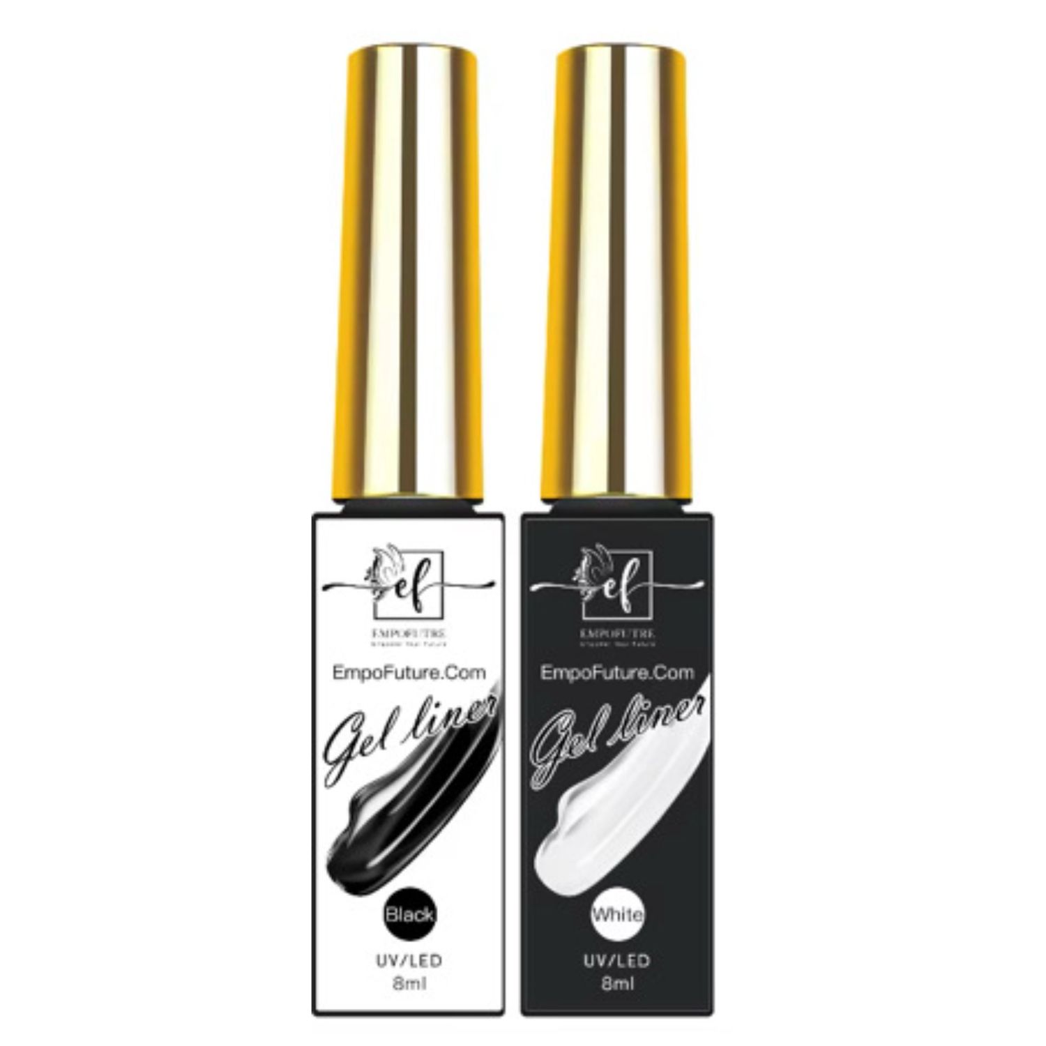 Liner Gel Black Color &amp; White Color 8ml