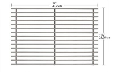 Grille de cuisson + système de fixation pour foyer Urbain