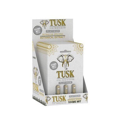 Tusk Ultra Premium Kratom Platinum Capsules
