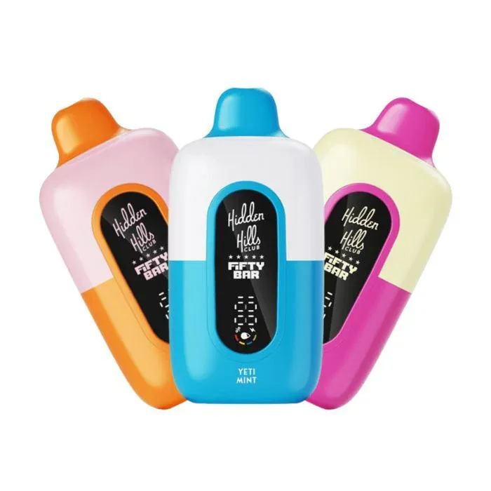 Fifty Bar x Hidden Hills 20k Puff Disposable Vapes