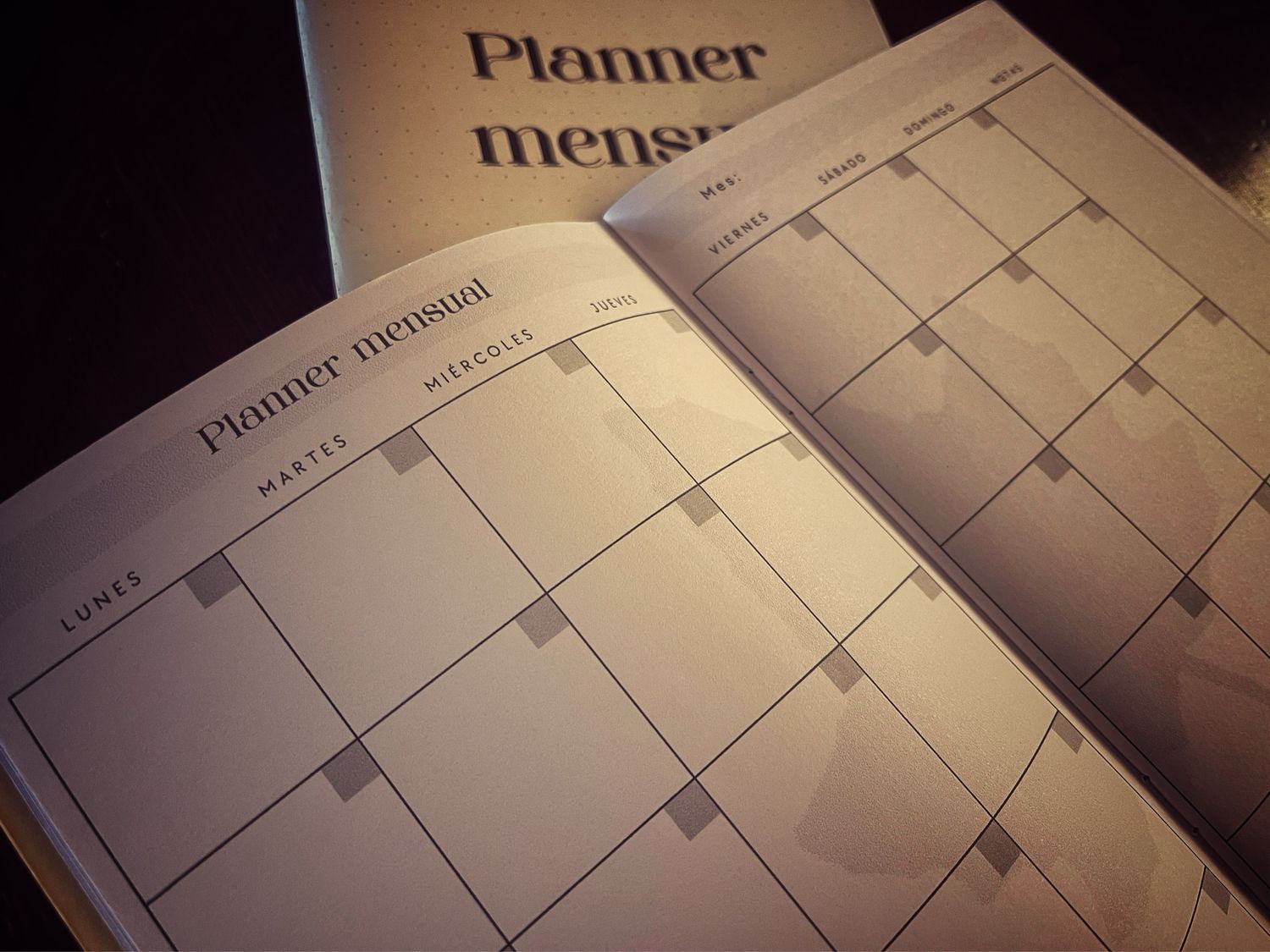 Cuaderno A5 - Planner Mensual