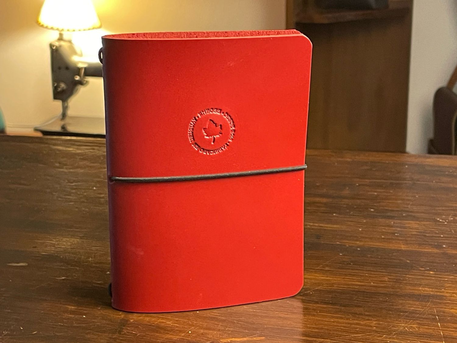 A6 - Tapa de cuero Rojo Ferrari
