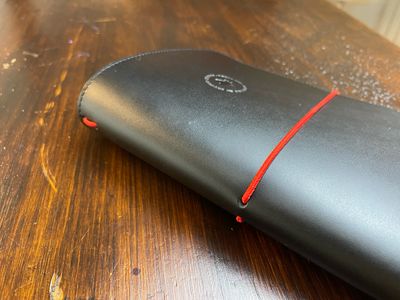 A5 Tapa de cuero NEGRO (con bolsillos interiores)