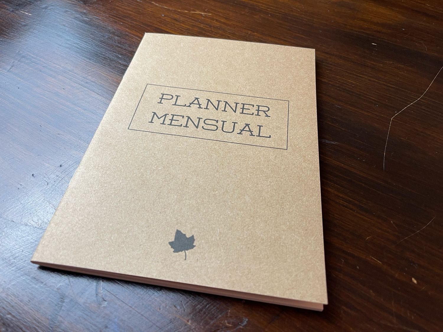 A5 - Cuaderno Planner Mensual ( 21cm x 15cm )