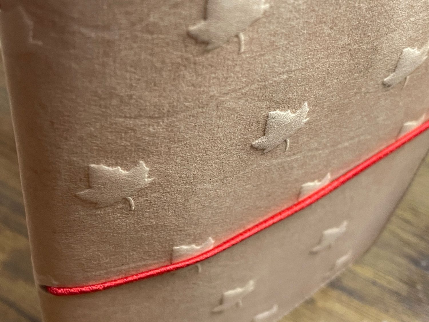 Tapa de Cuero A5 VAQUETA COLOR NATURAL