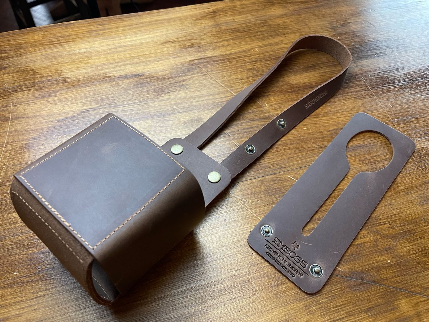 Porta mate para auto Café Engrasado