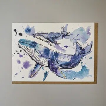Humpback Whales Card
