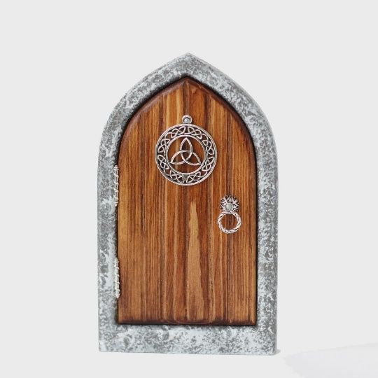 Celtic Castle Fairy Door