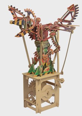 Steampunk Parrot Automata