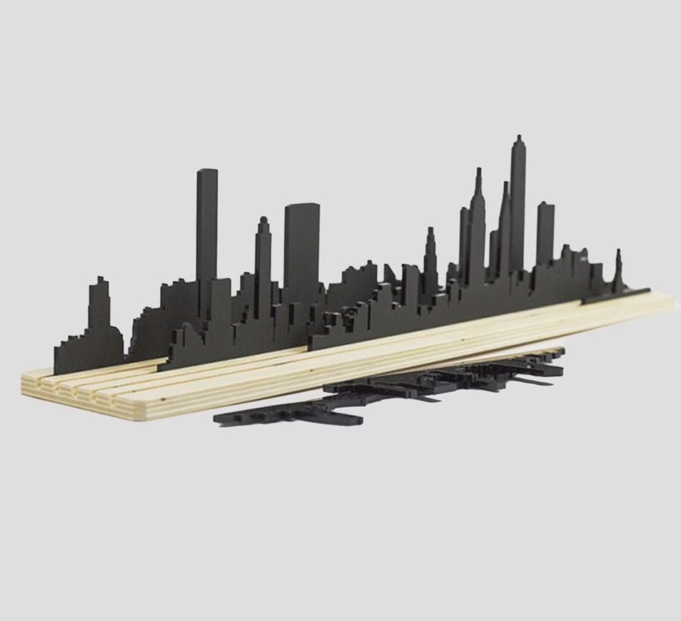 New York City Skyline Silhouette