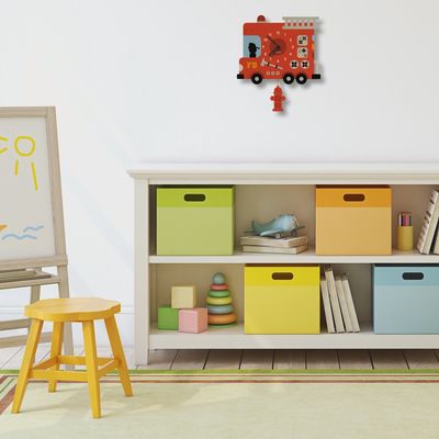 Fire Truck Pendulum Clock