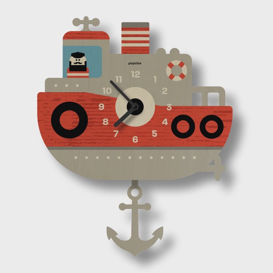 Tugboat Pendulum Clock