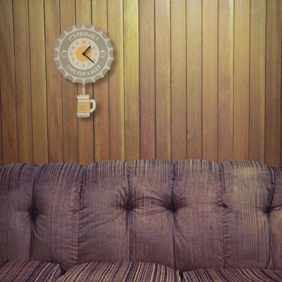 Beer Time Pendulum Clock